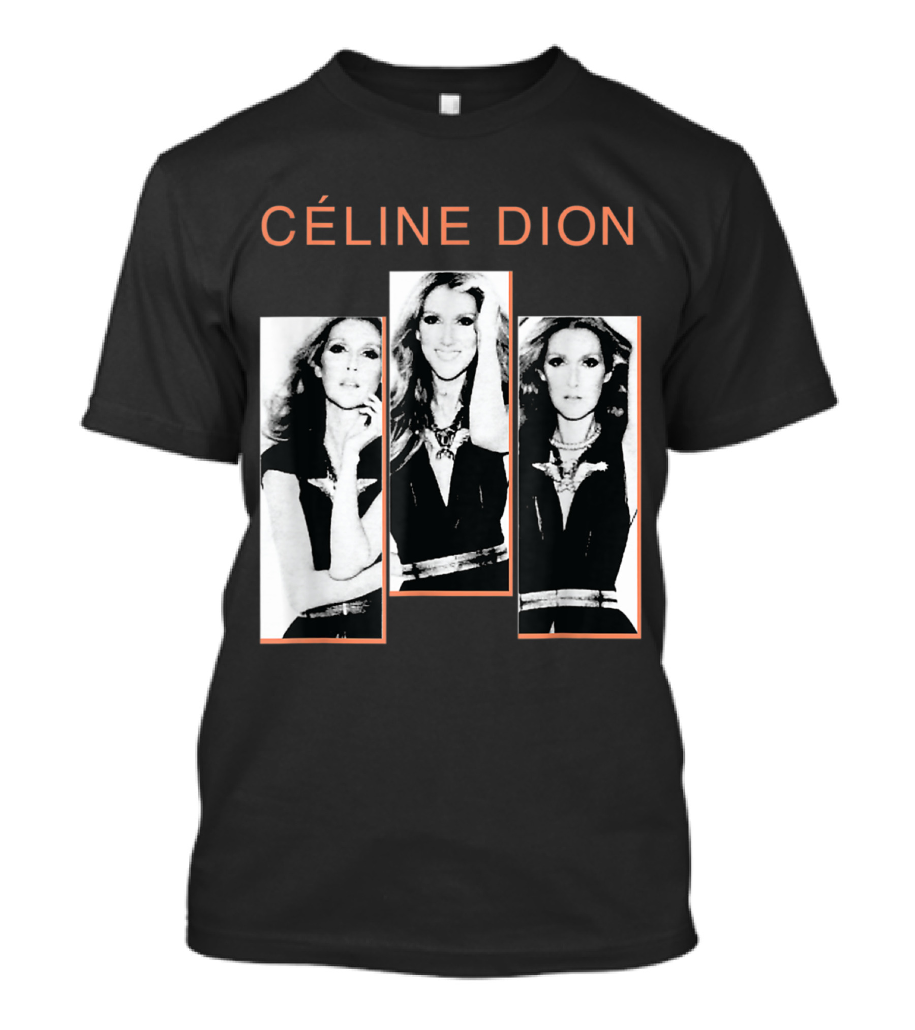 Céline Dion Monochrome Portraits Trio T-Shirt
