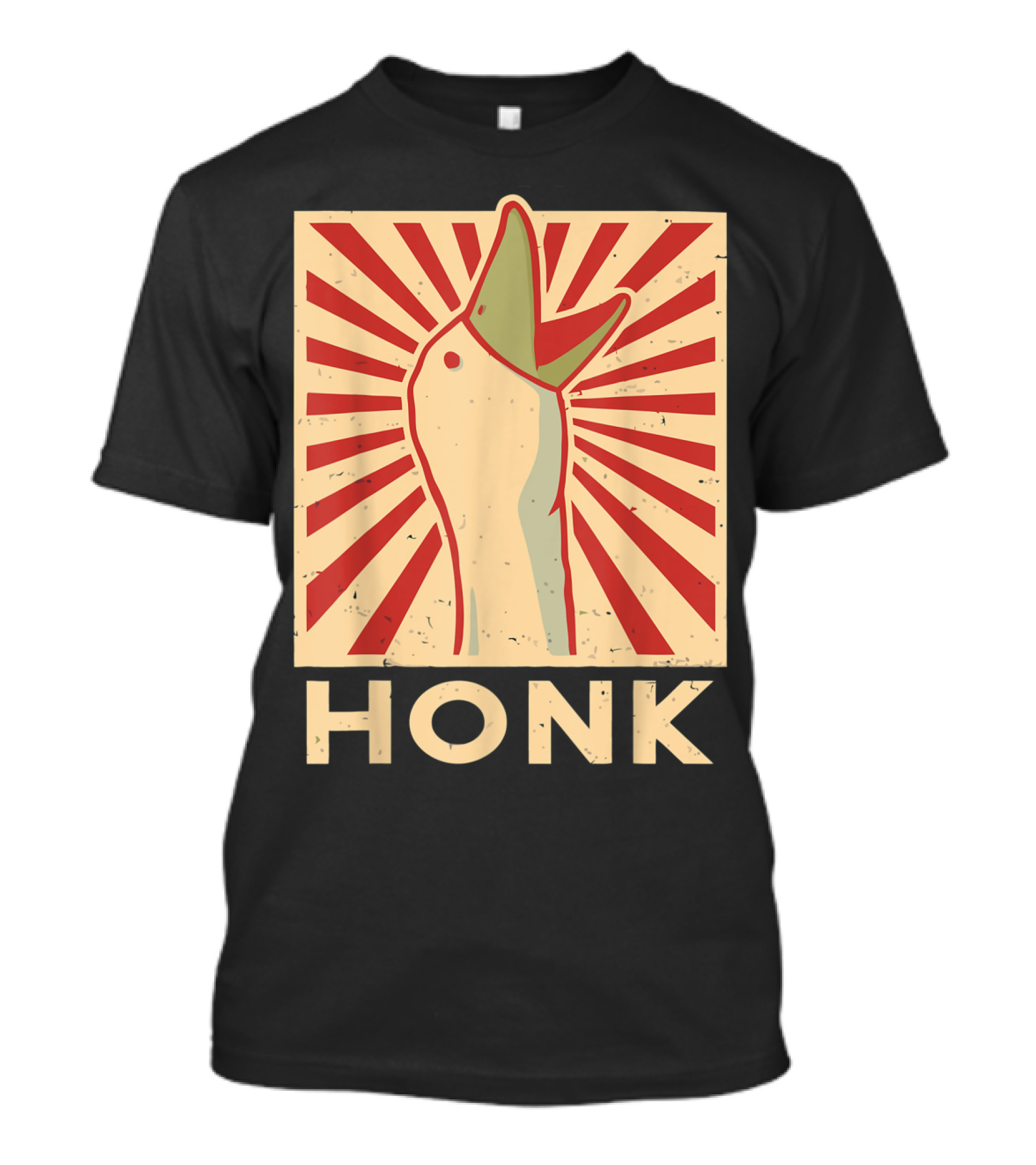 Honk Goose Meme Funny Duck Chicken T-Shirt