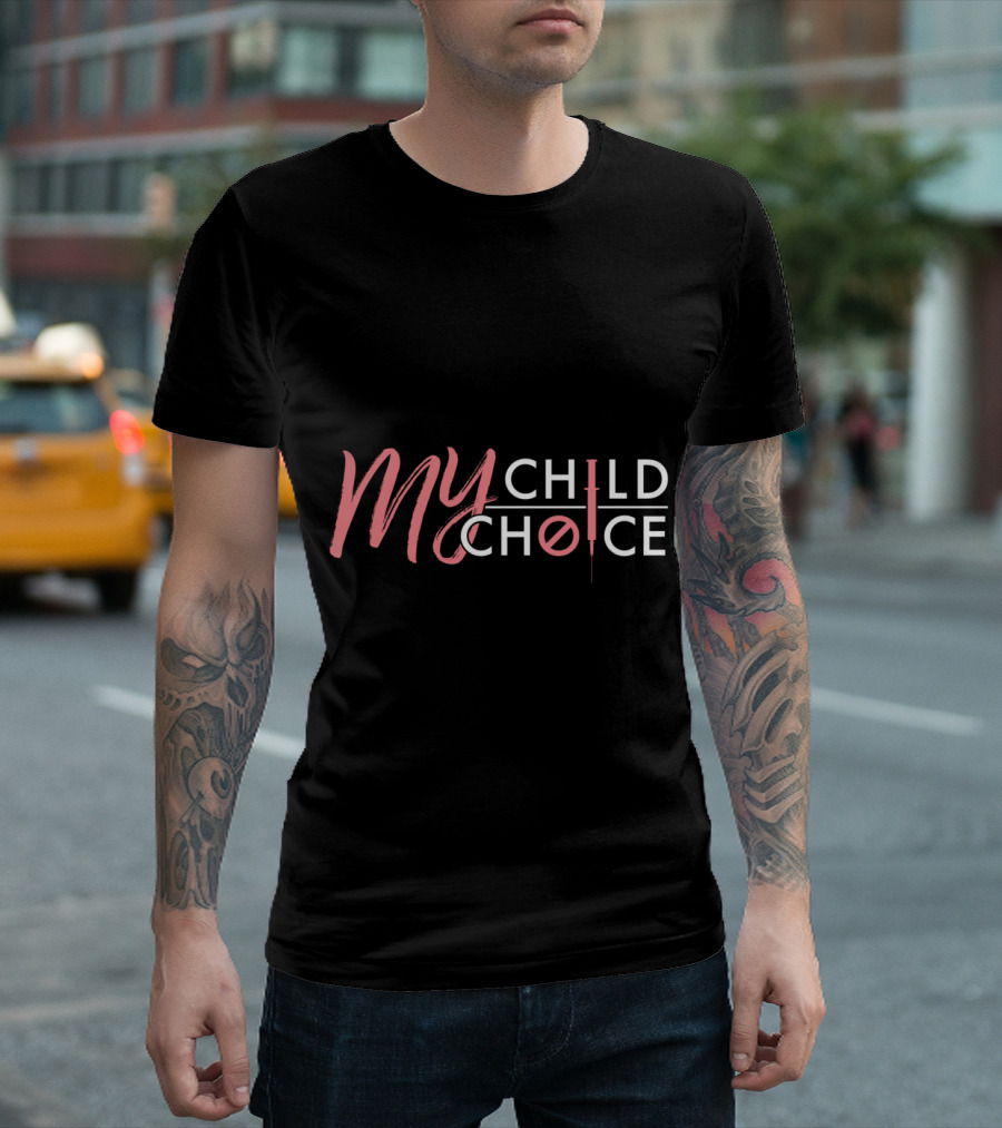 My Child My Choice With Needle Symbol For Anti Vax Parents T-Shirt