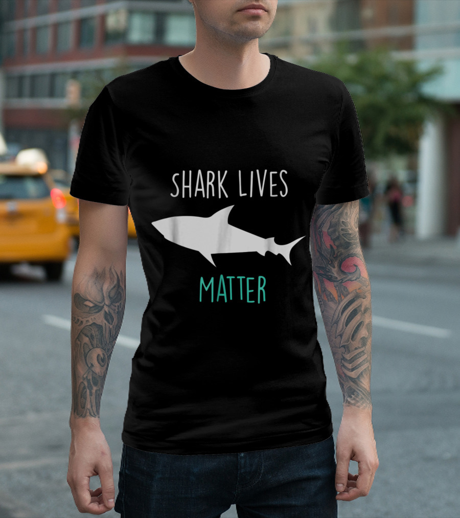 Shark Lives Matter Shark Awareness Day T-Shirt