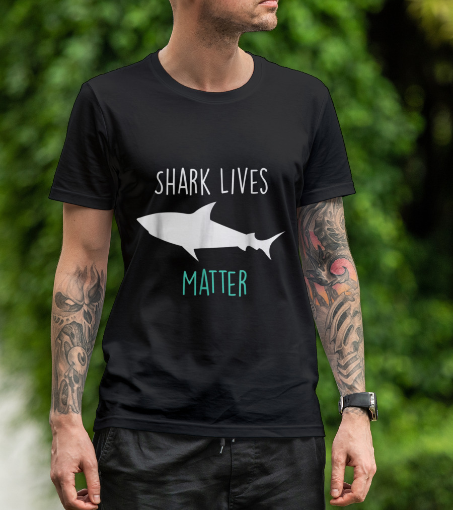 Shark Lives Matter Shark Awareness Day T-Shirt