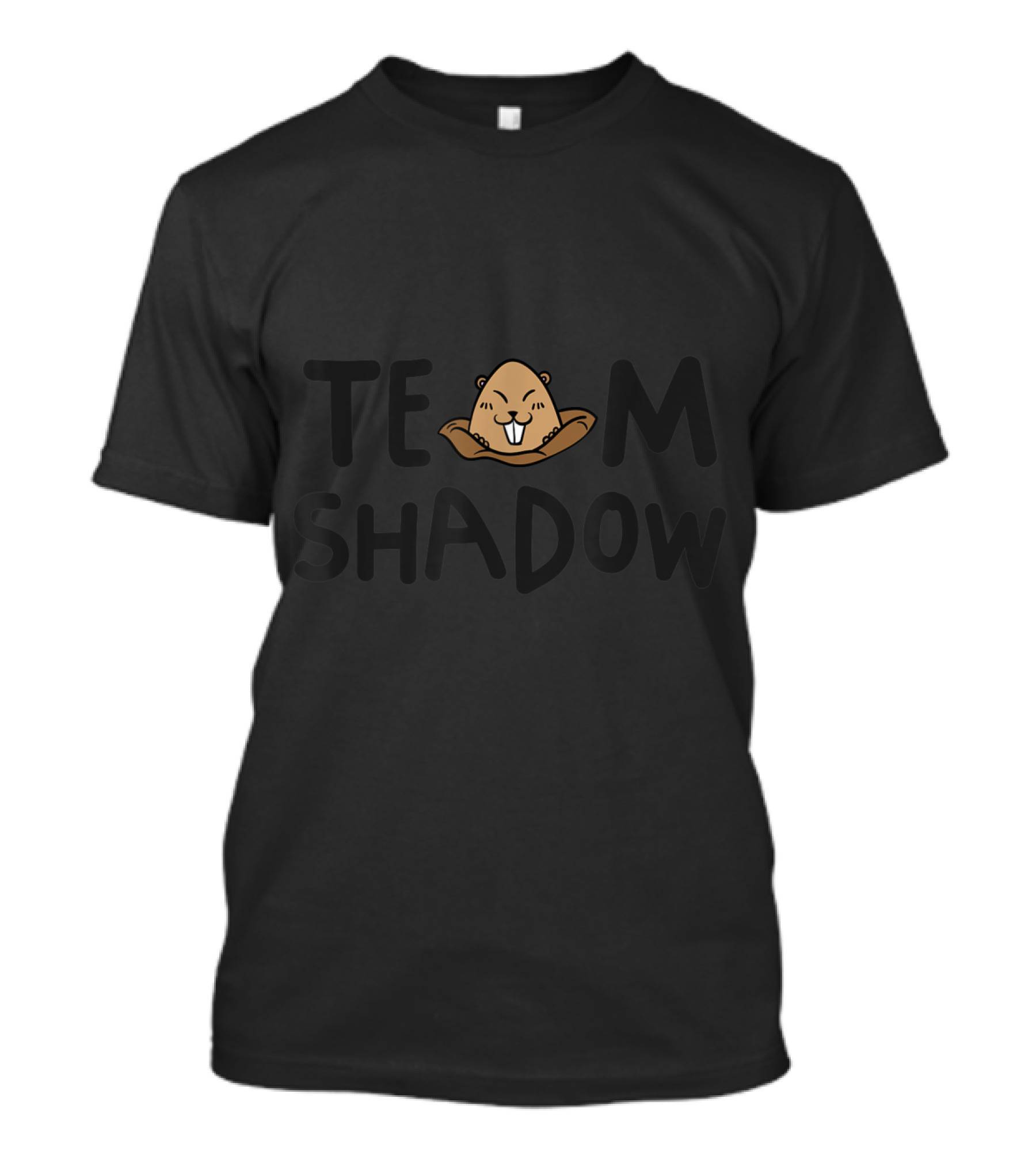 Team Shadow Groundhog Day Funny Iconic Punxsutawney Phil Enigma T-Shirt