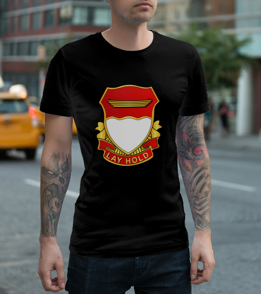 DUI 87th Engineer Battalion Lay Hold Emblem T-Shirt