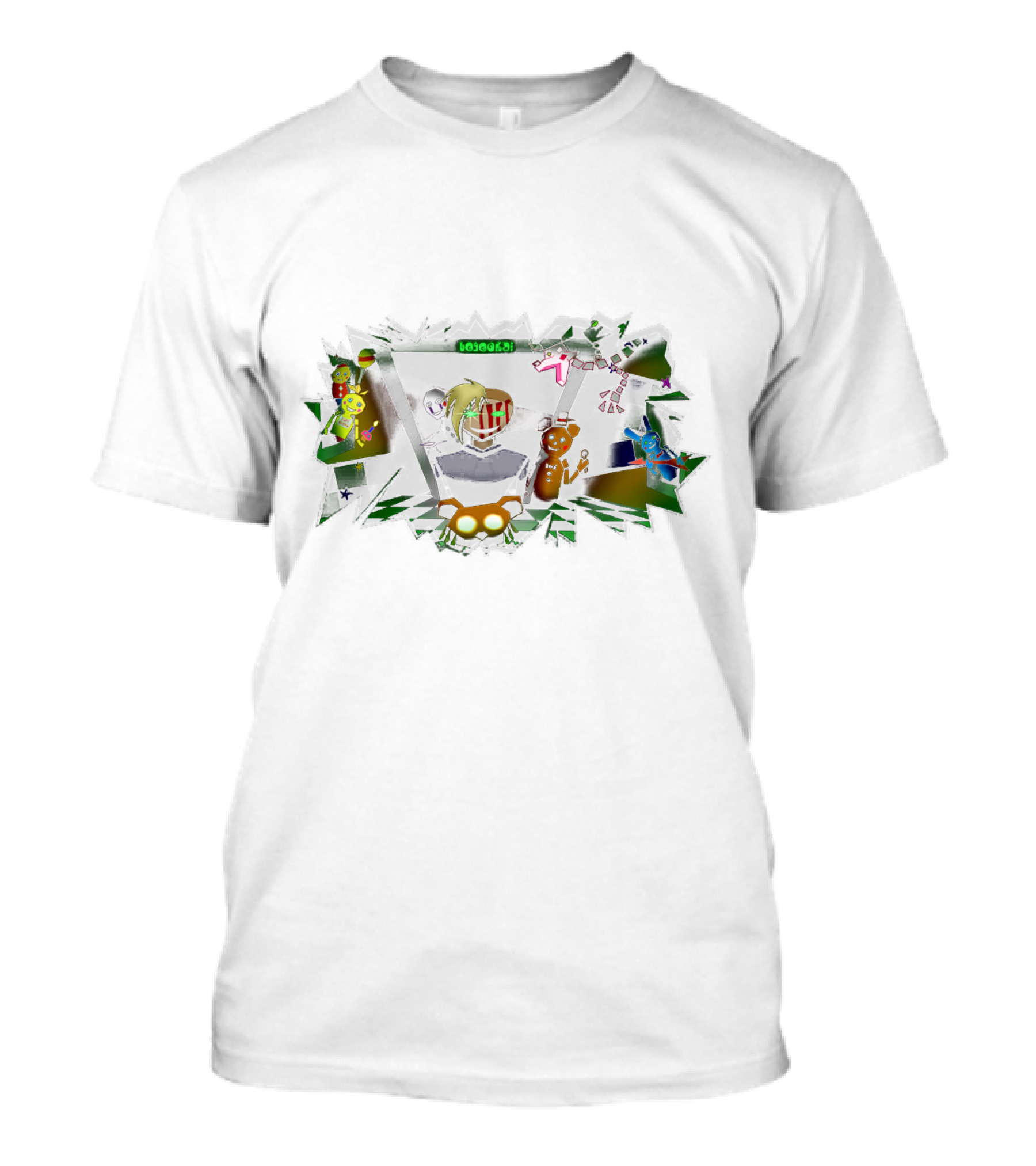 Engineer Witch Jeremias Colorful Cartoon Characters T-Shirt