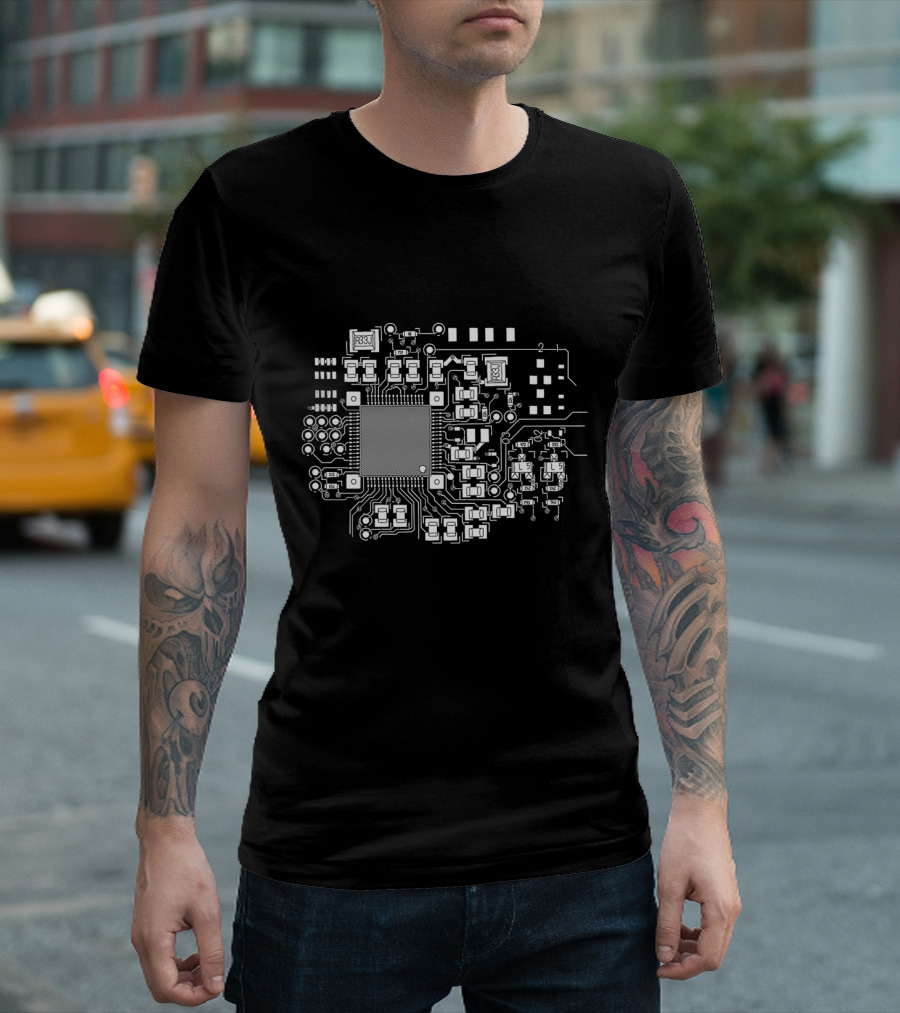 Trust Me I'm an Engineer Circuit Blueprint T-Shirt