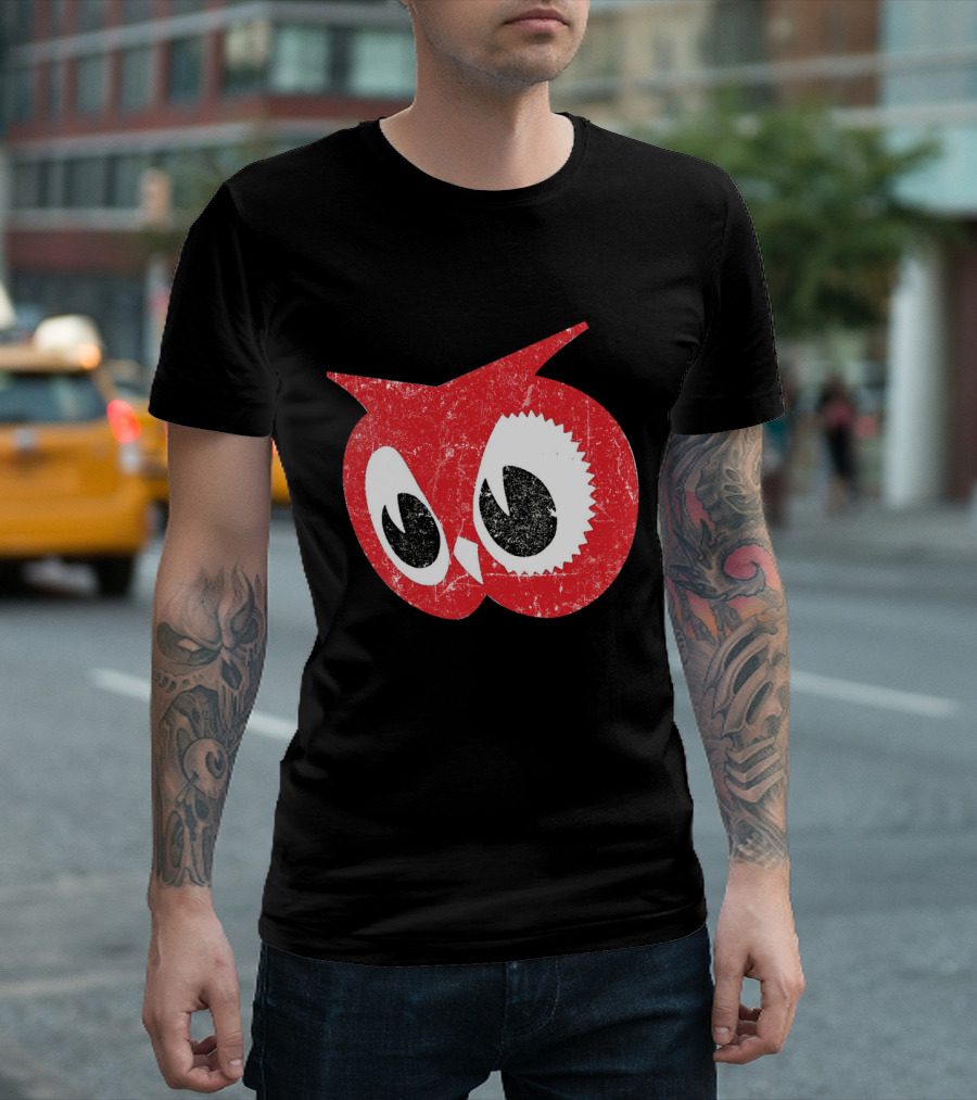 Red Owl Retro T-Shirt