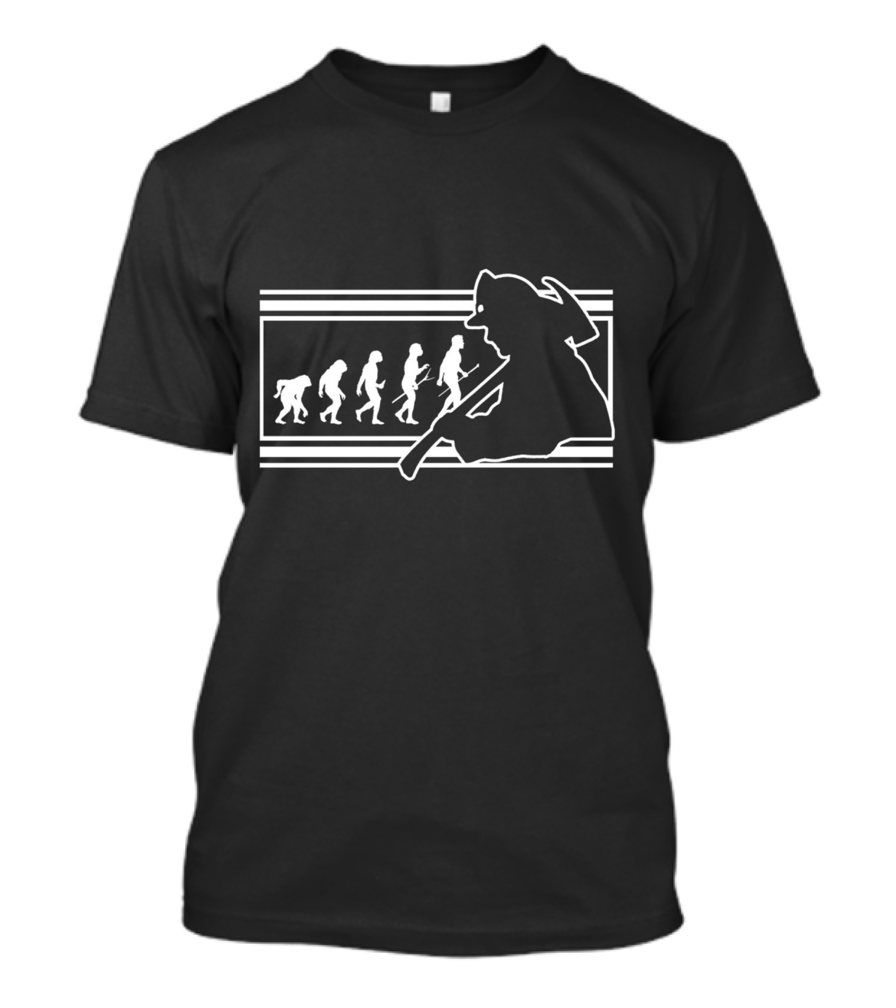 Evolution Of Awesome Firefighter Fireman T-Shirt