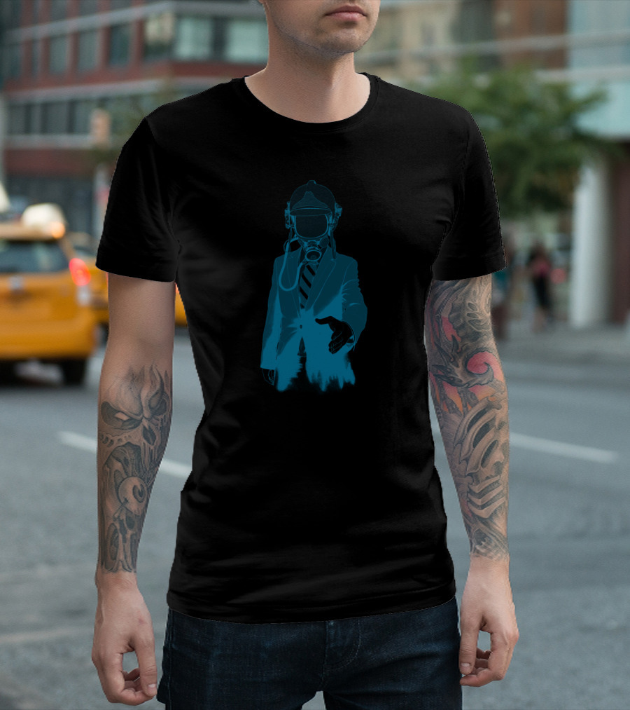 Come To Our Aid Gas Mask Suit Hand Extended T-Shirt