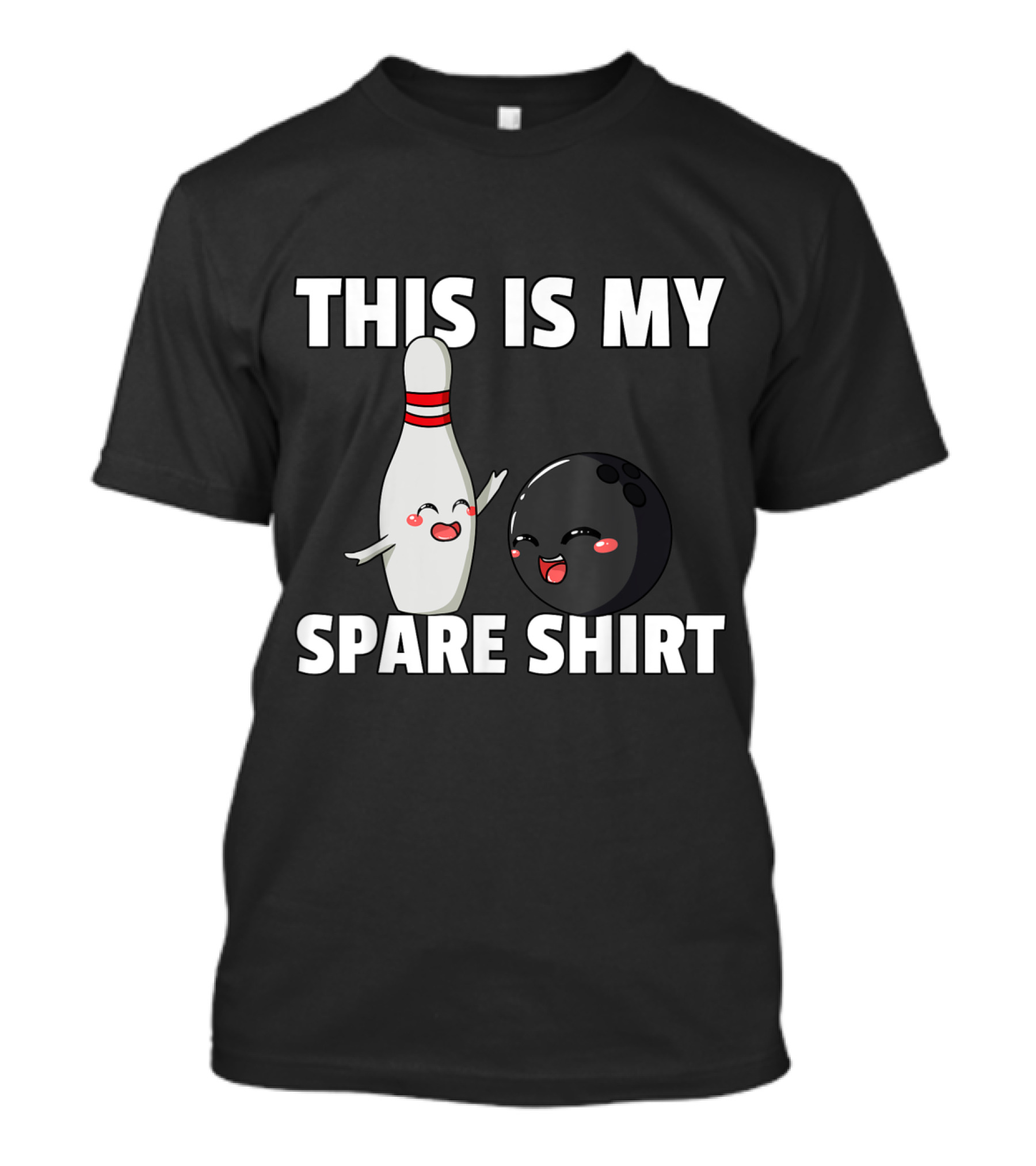 This Is My Spare Shirt Bowling Ball Pin Kids Youth Mom Alley T-Shirt