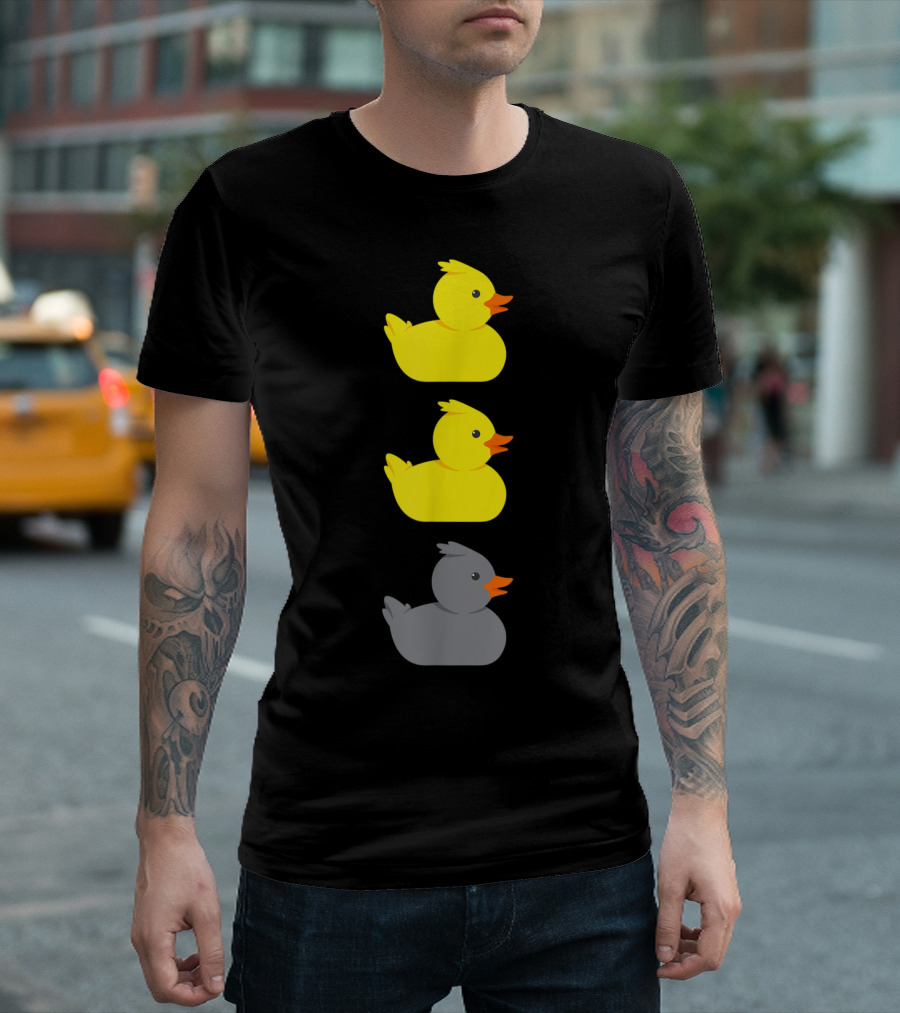 Minnesota Duck Duck Gray Duck Funny Yellow Gray Ducks T-Shirt