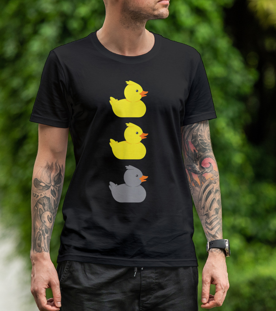 Minnesota Duck Duck Gray Duck Funny Yellow Gray Ducks T-Shirt