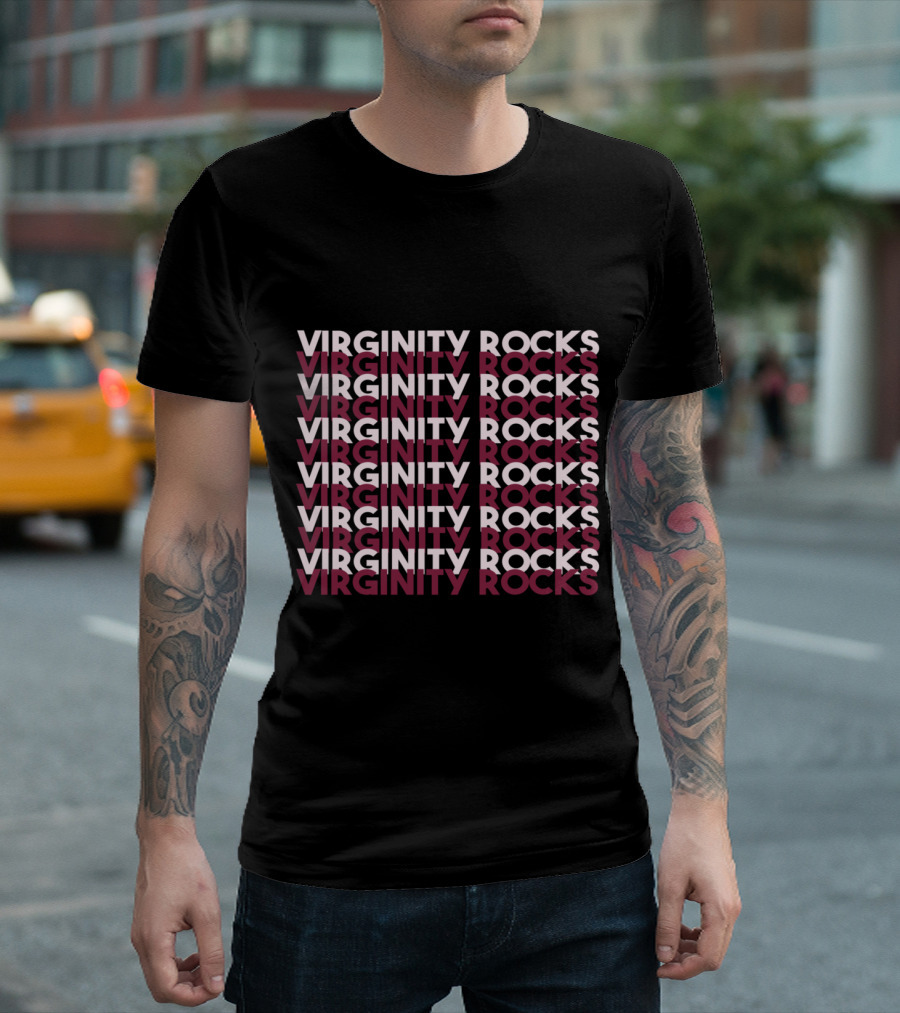 Virginity Rocks Danny Virginity Duncan Phrase T-Shirt