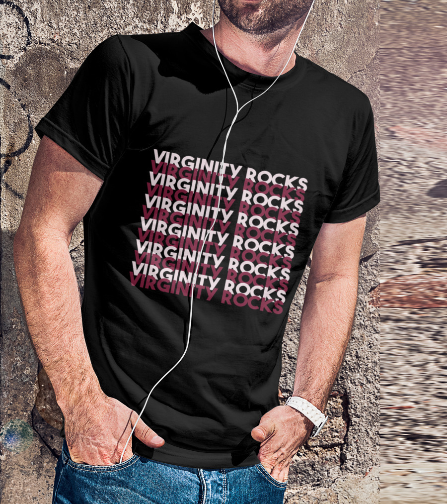 Virginity Rocks Danny Virginity Duncan Phrase T-Shirt