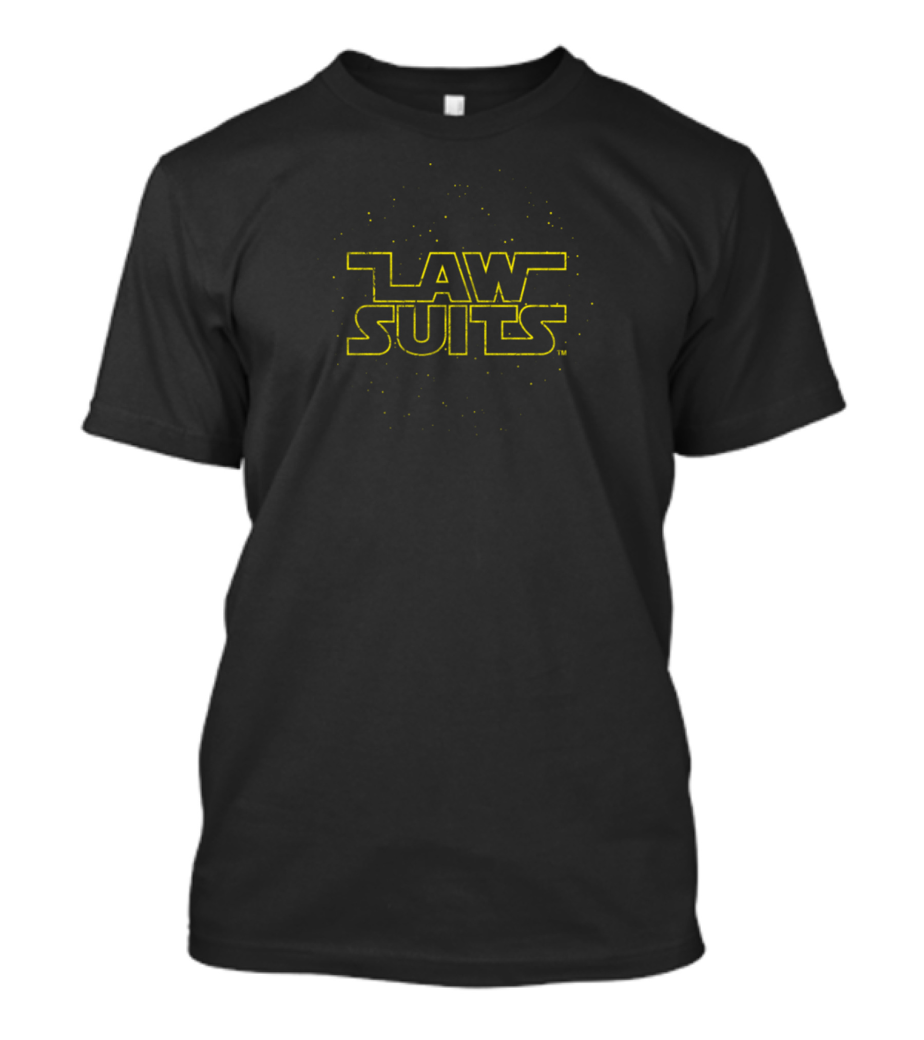 Lawsuits Star Wars Parody Text T-Shirt