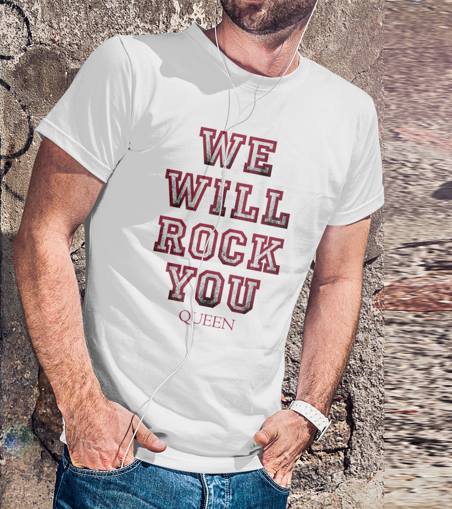 We Will Rock You Queen Pink T-Shirt