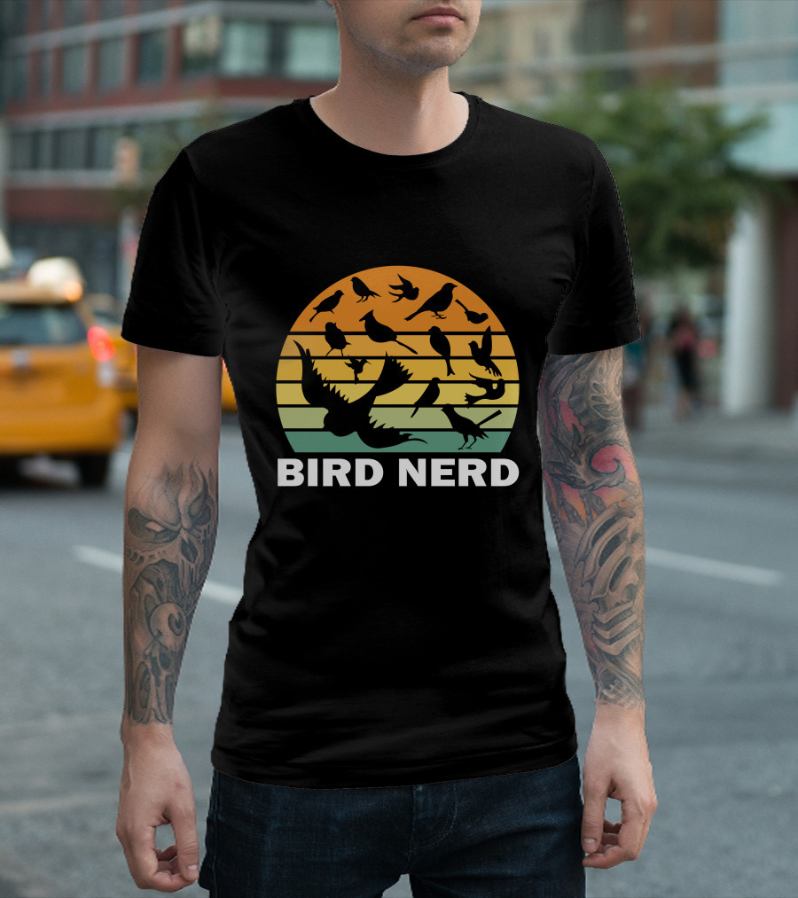 Bird Nerd Sunset T-Shirt