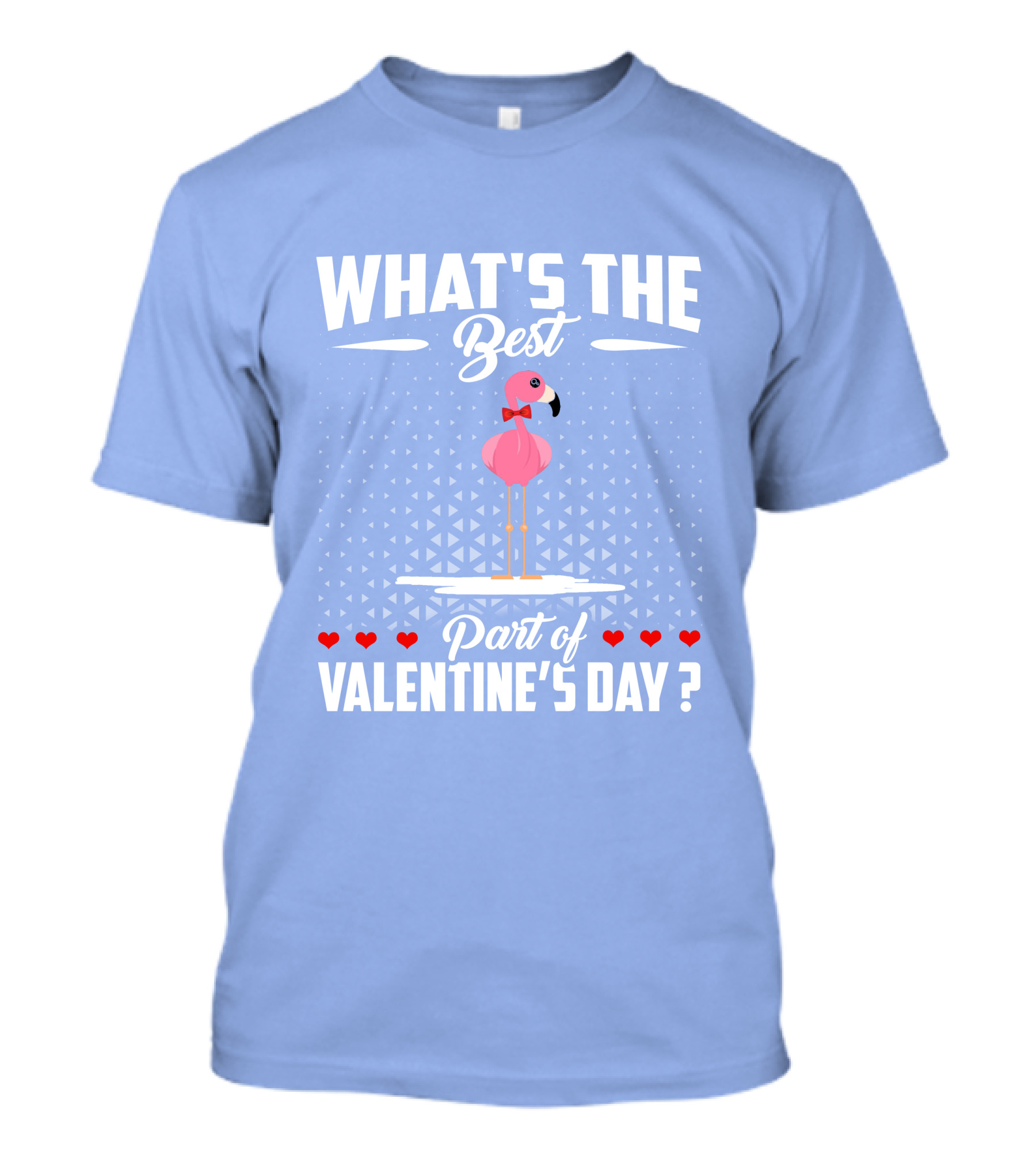 What's The Best Part Of Valentine's Day Flamingo T-Shirt