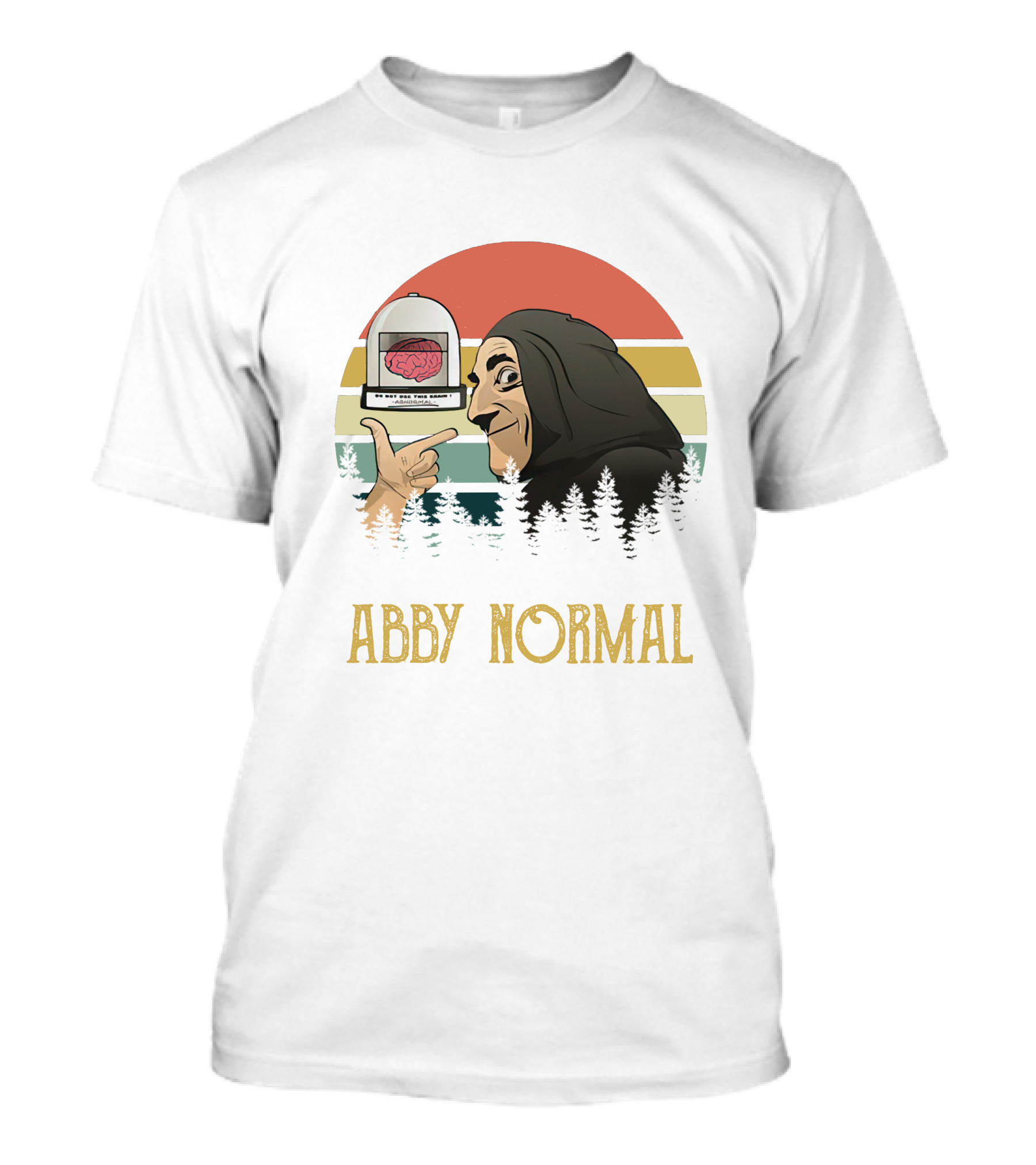 Young Frankenstein Abby Normal Retro Brain Igor T-Shirt