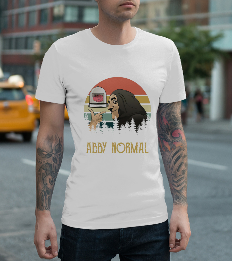 Young Frankenstein Abby Normal Retro Brain Igor T-Shirt