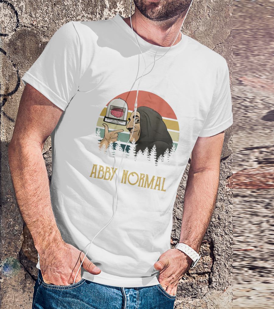 Young Frankenstein Abby Normal Retro Brain Igor T-Shirt