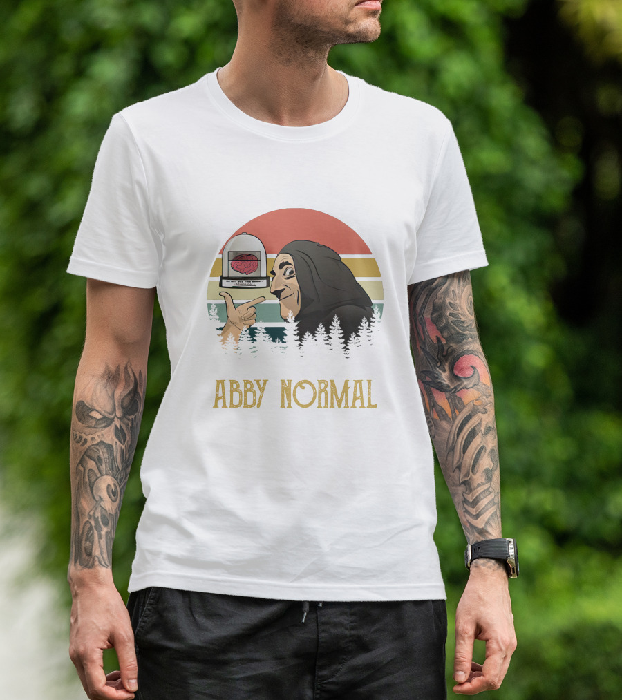 Young Frankenstein Abby Normal Retro Brain Igor T-Shirt
