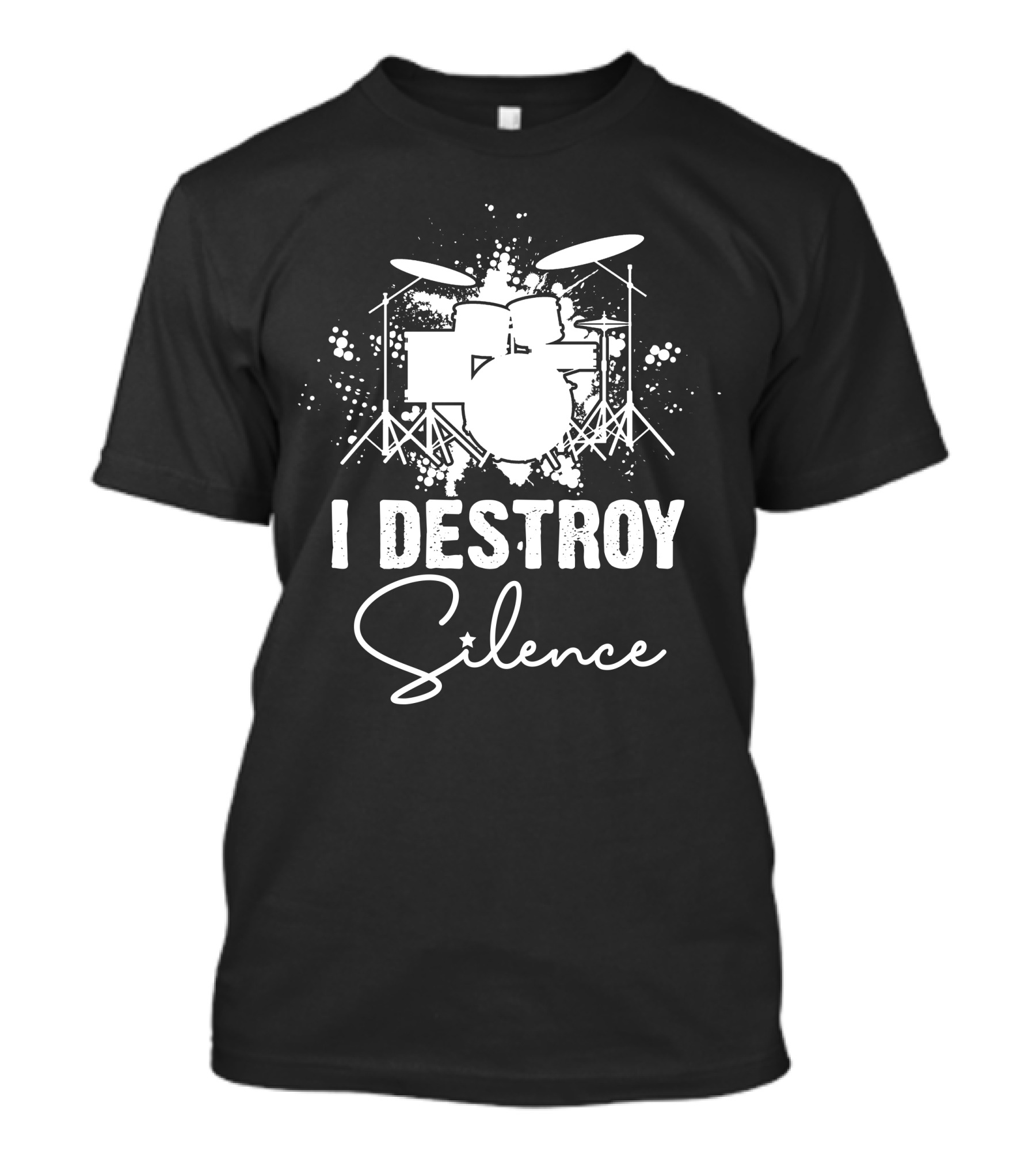 RD I Destroy Silence Drum Set T-Shirt