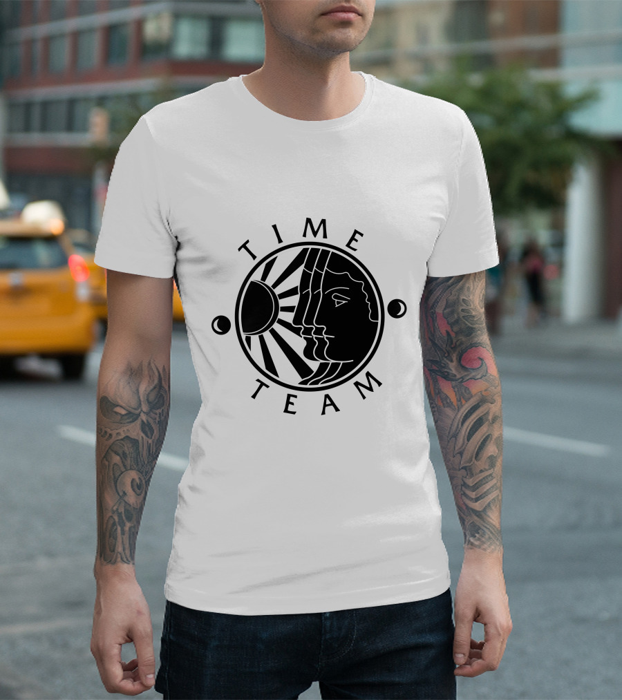 Time Team Sun And Moon Faces T-Shirt