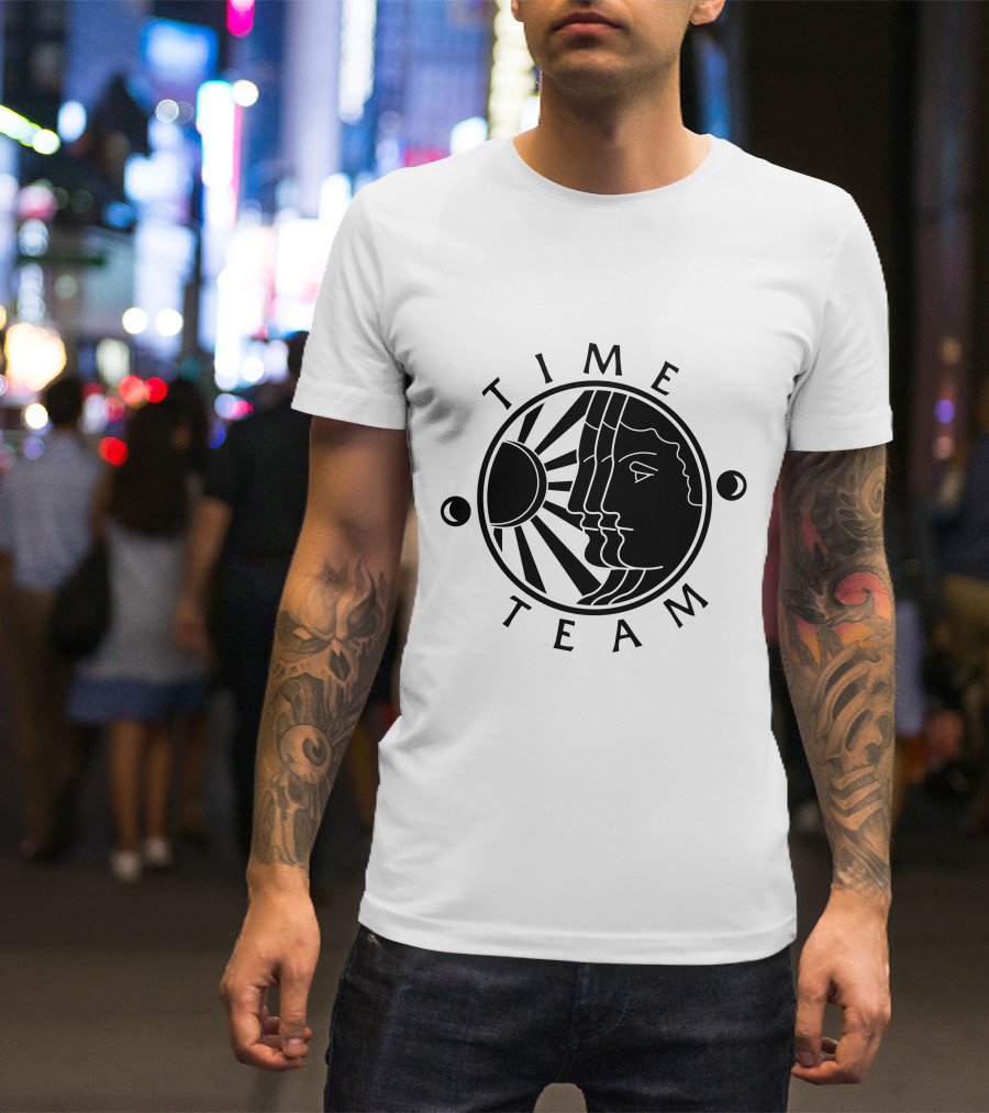 Time Team Sun And Moon Faces T-Shirt