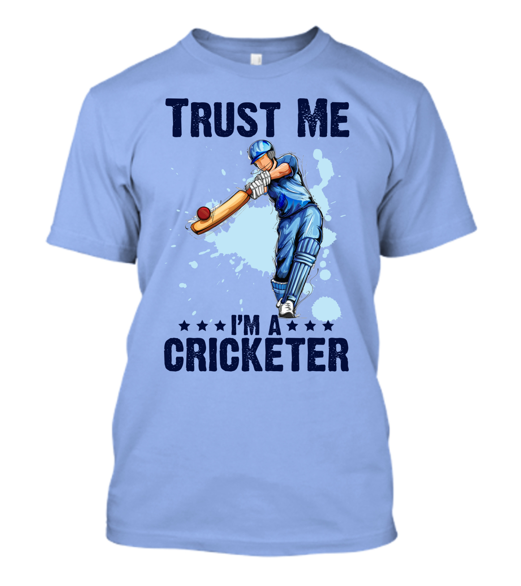 Trust Me I'm A Cricketer Batsman Action T-Shirt