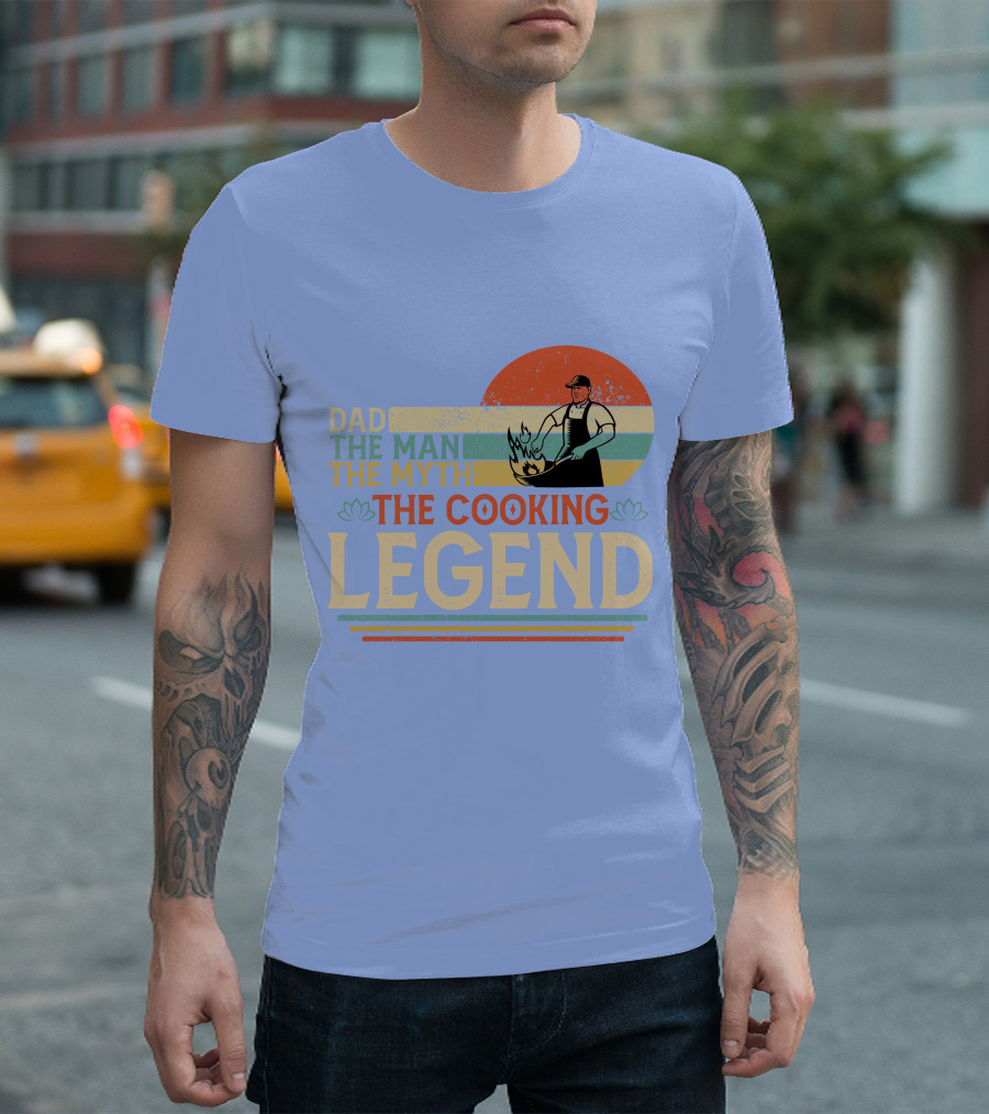Dad The Man The Myth The Cooking Legend T-Shirt