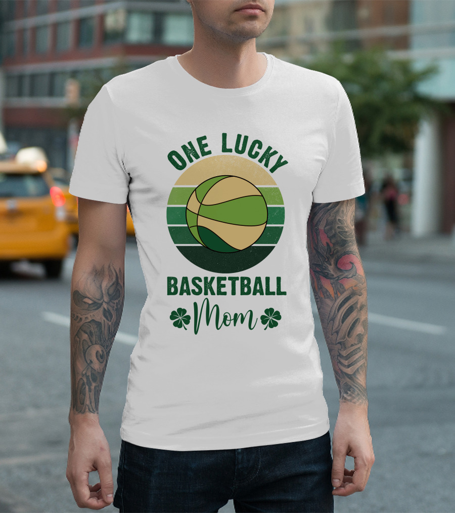 One Lucky Basketball Mom T-Shirt