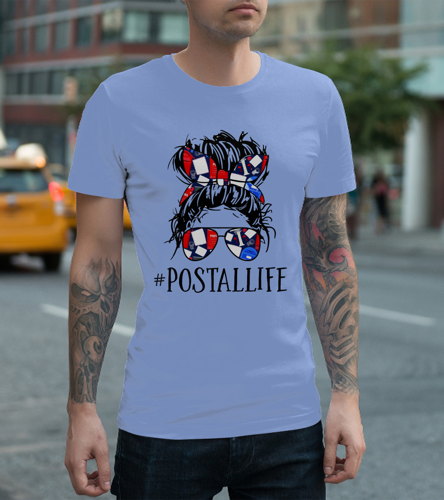 Postallife Lady Girl Mail Carrier Vibe T-Shirt
