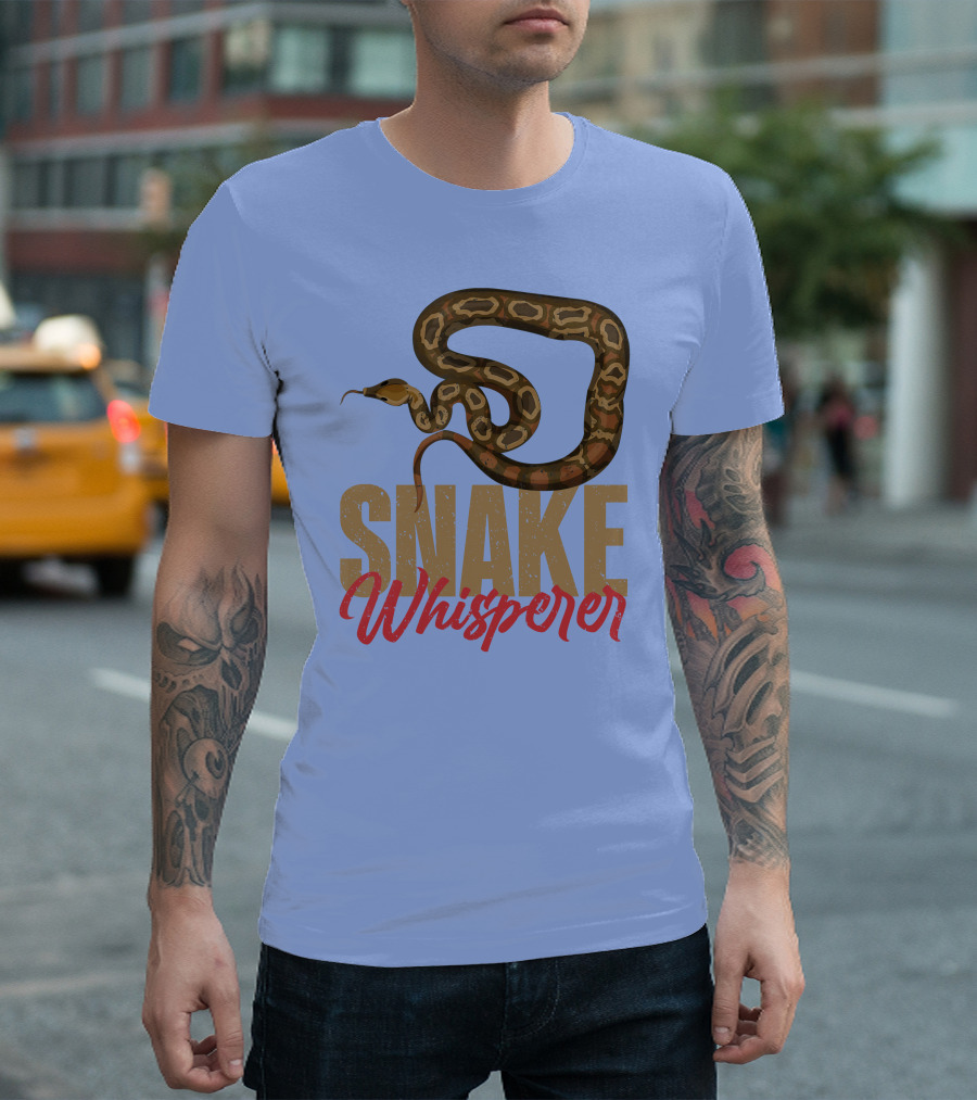 Snake Whisperer Funny Animal Zoo Keeper Reptile Snake T-Shirt