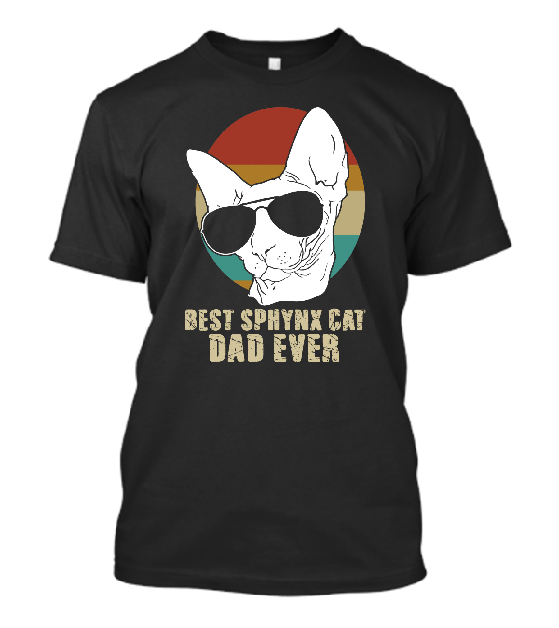 Best Sphynx Cat Dad Ever Hairless Cat Father Men's T-Shirt
