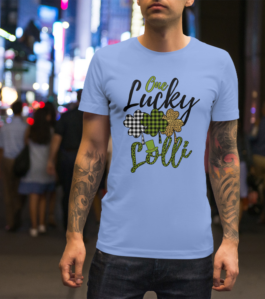 One Lucky Lolli Shamrock Grandma Family T-Shirt