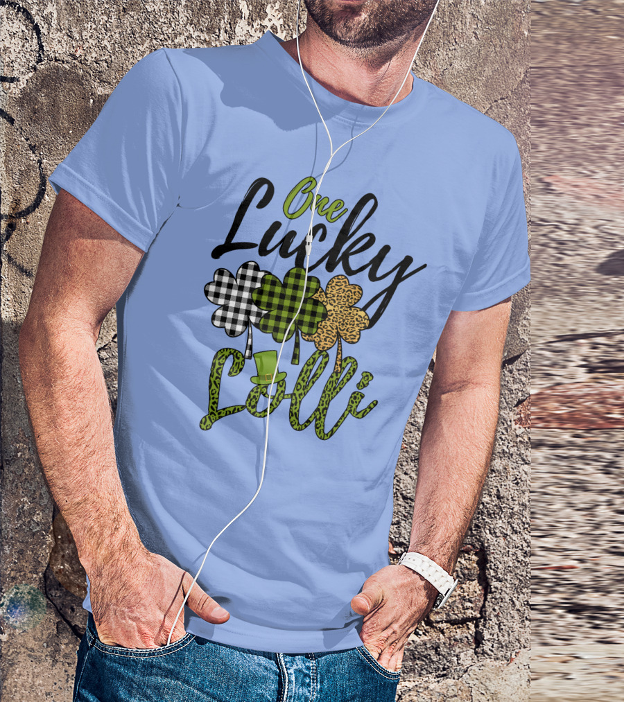 One Lucky Lolli Shamrock Grandma Family T-Shirt