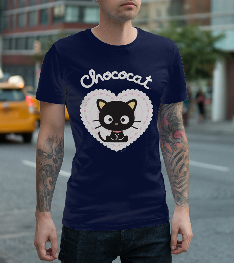 Chococat Cute Heart Valentine's Day T-Shirt