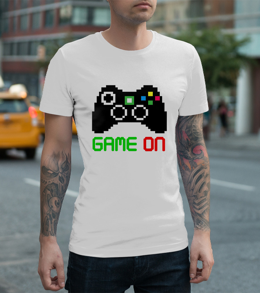 Game On Gamer Controller Video Game Player Gaming T-Shirt