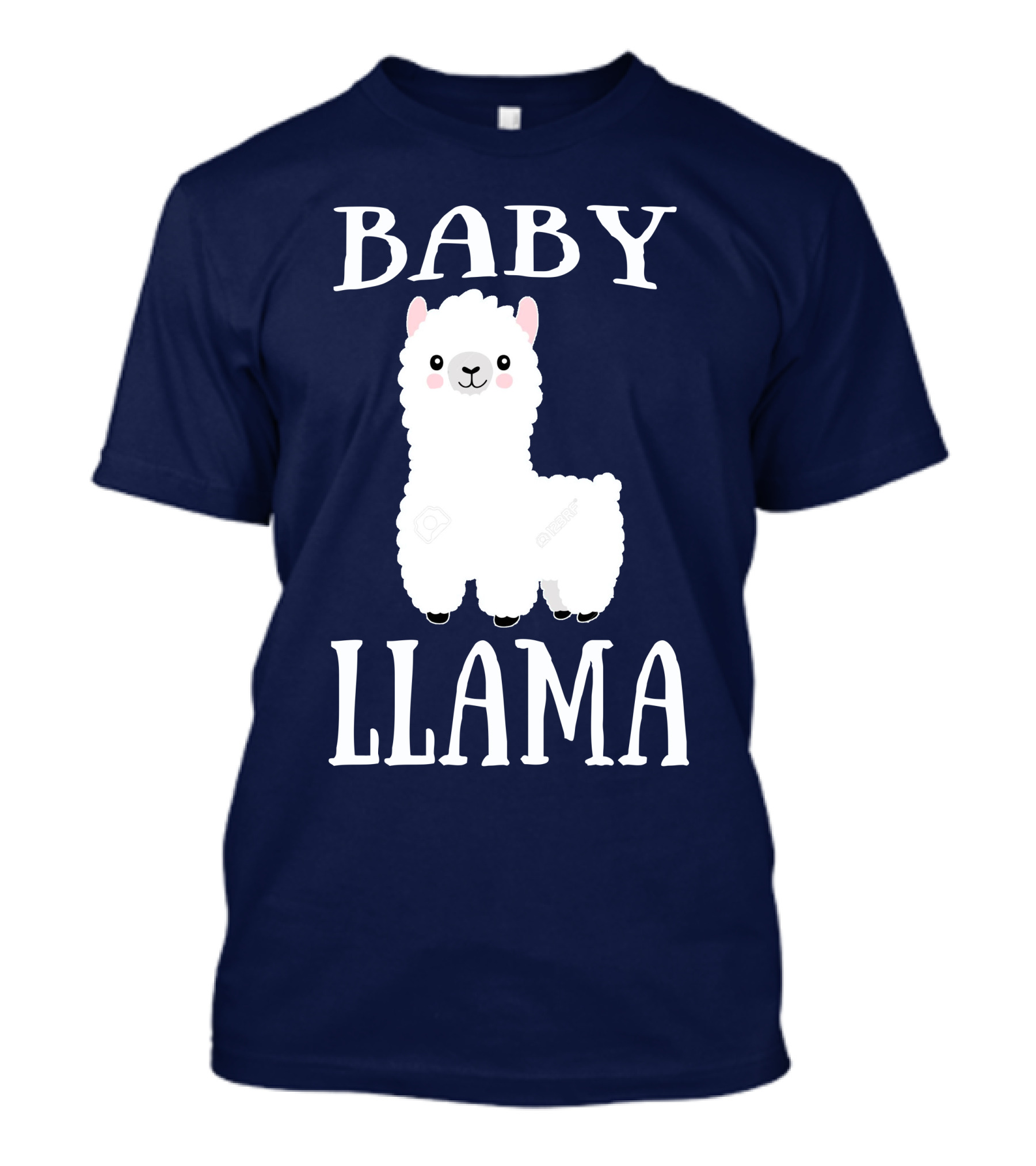 Baby Llama Cute Cartoon Alpaca T-Shirt