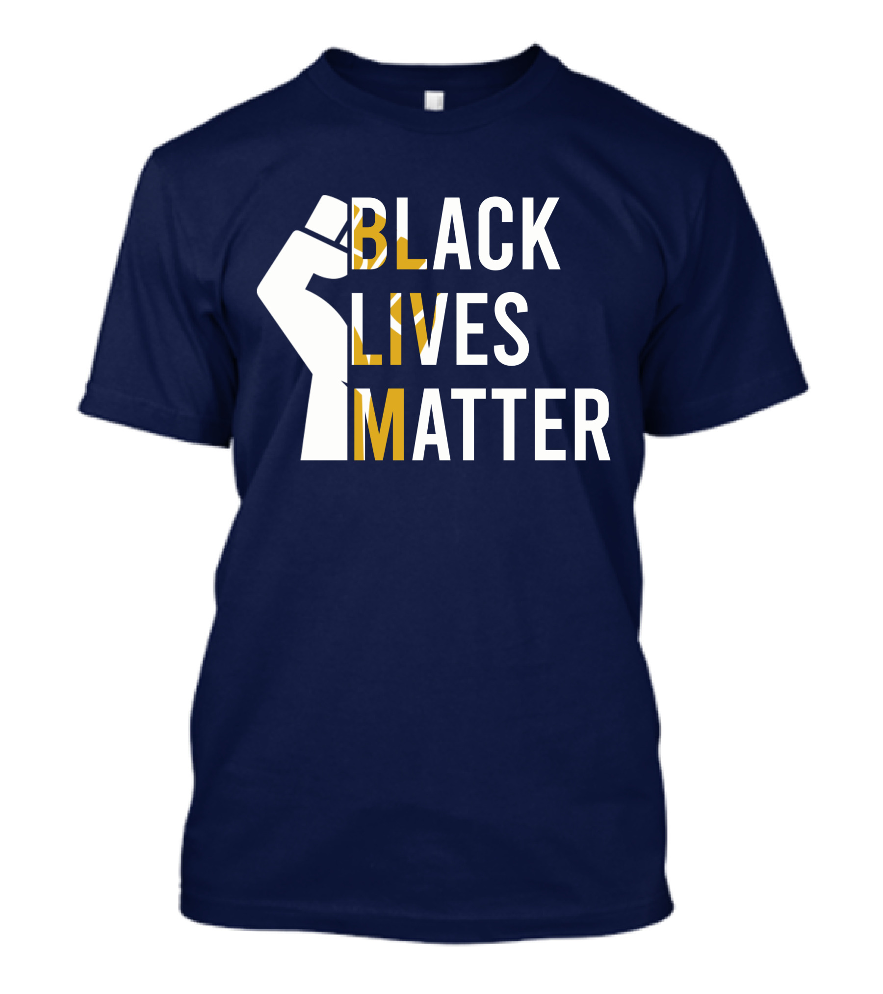 BLACK LIVES MATTER Raised Fist Icon T-Shirt