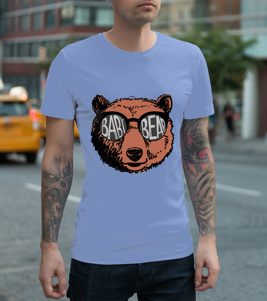 BABY BEAR Sunglasses Cartoon T-Shirt