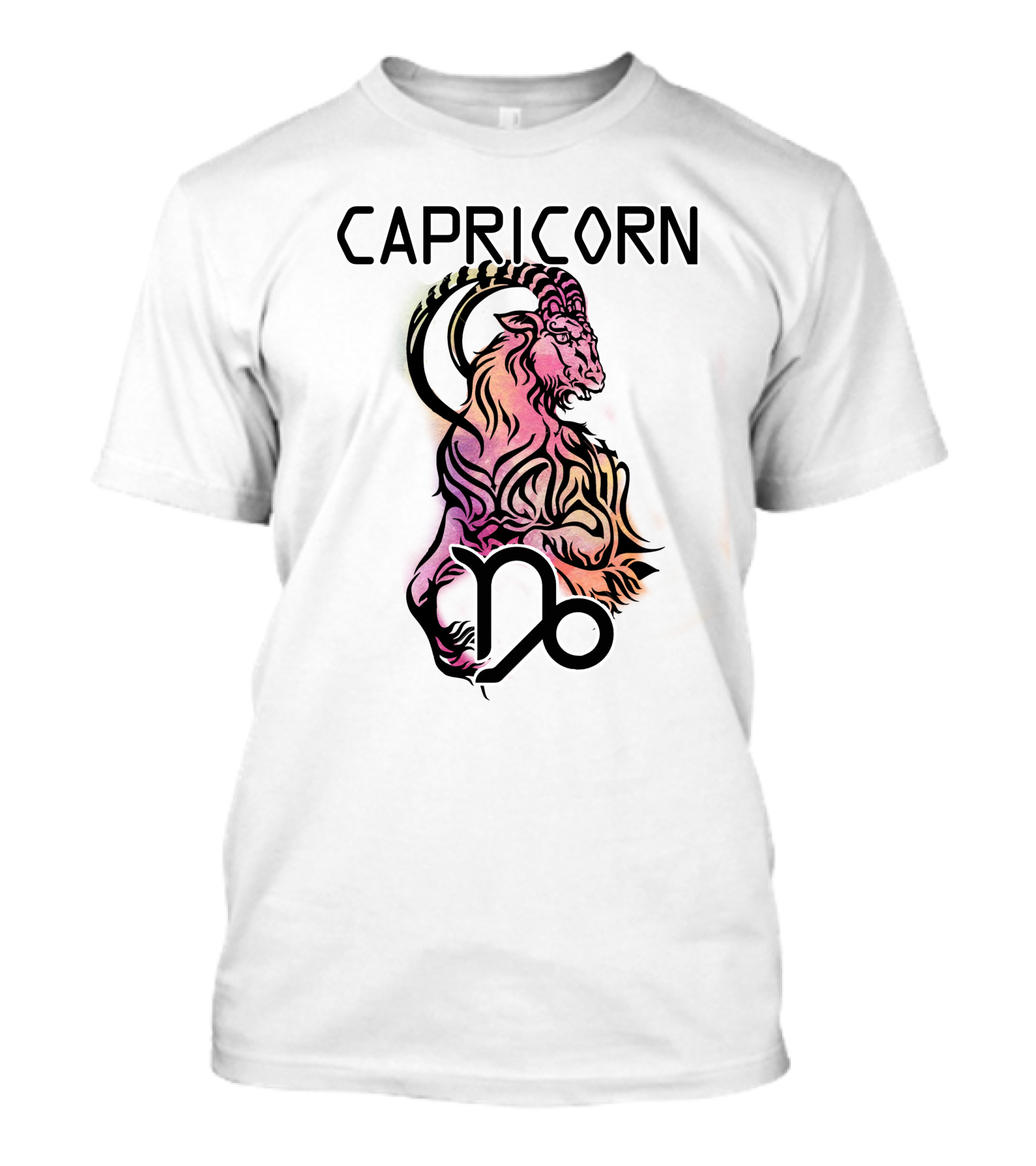 Capricorn Zodiac Goat With Iconic T-Shirt