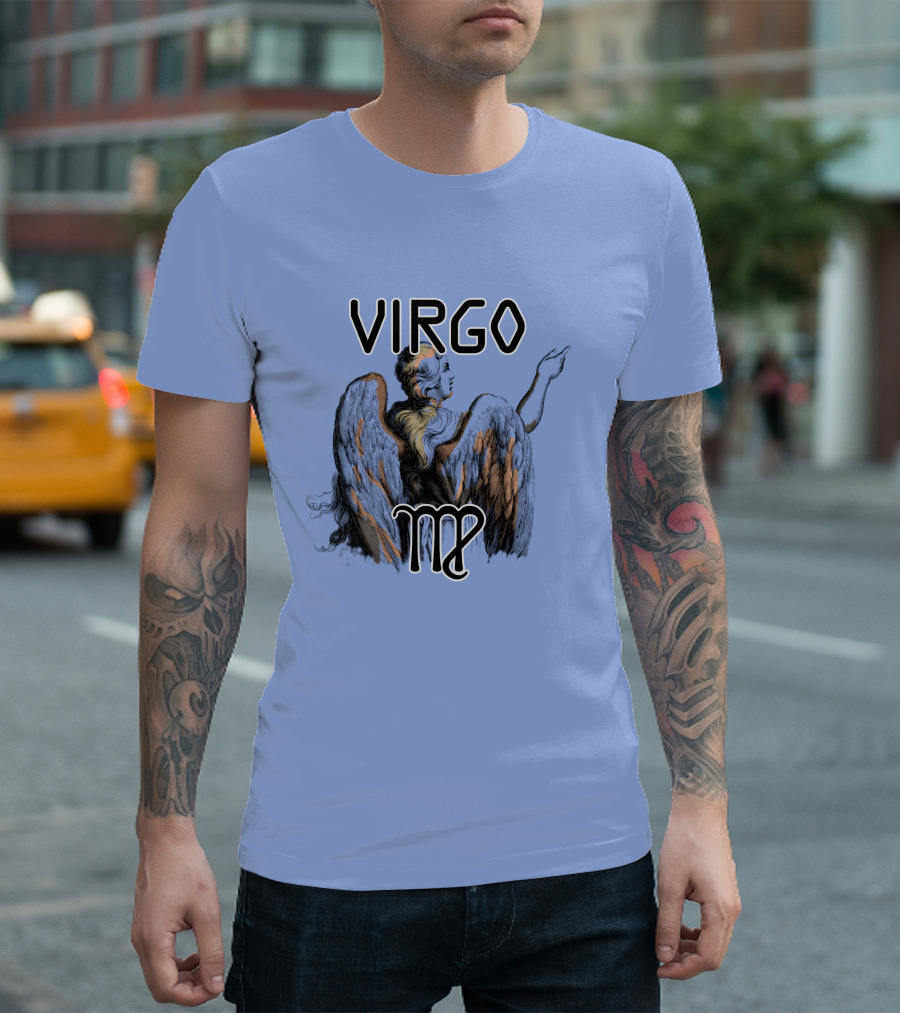 VIRGO Zodiac Angel Wing T-Shirt