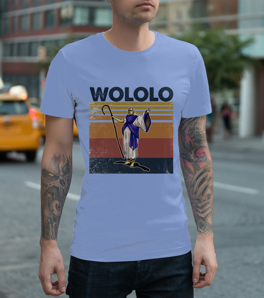 Wololo Age Of Empires Priest Retro T-Shirt