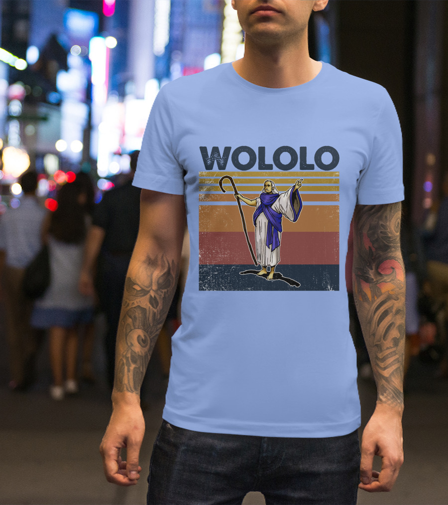 Wololo Age Of Empires Priest Retro T-Shirt