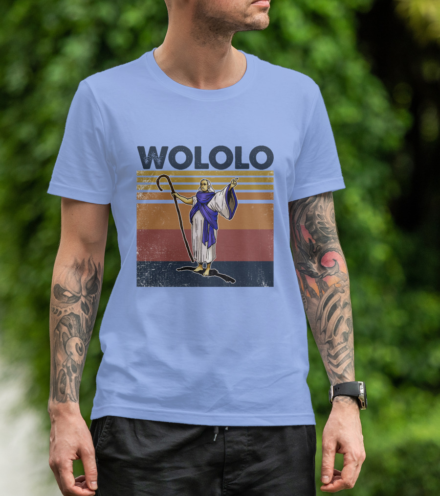 Wololo Age Of Empires Priest Retro T-Shirt