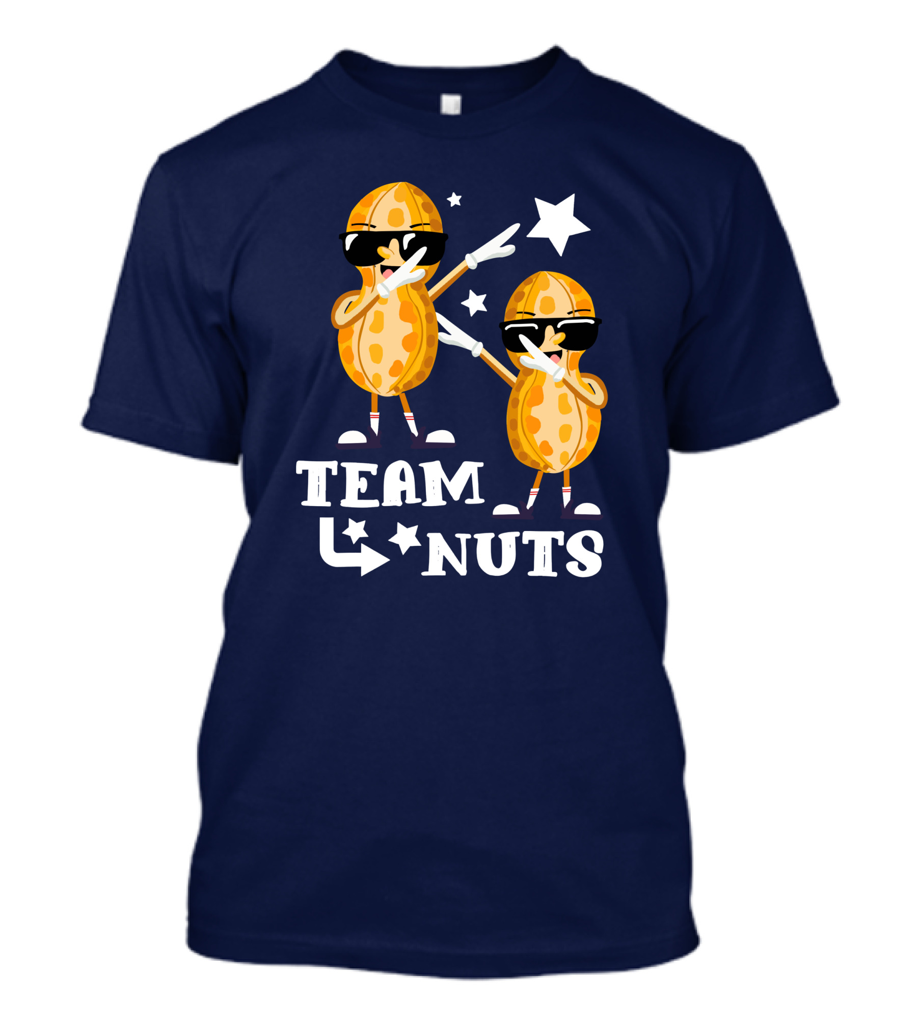 Team Nuts Funny Dabbing Boy Gender Reveal Party T-Shirt