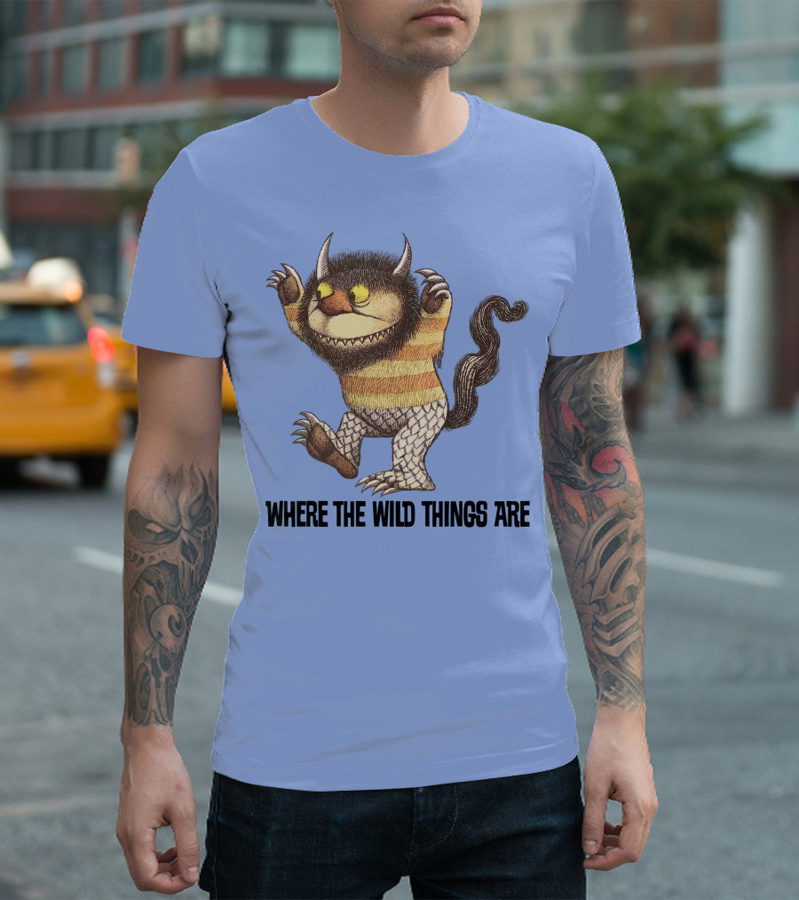 Where The Wild Things Are Horned Monster Character T-Shirt