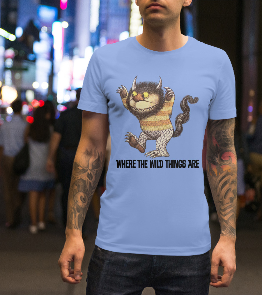 Where The Wild Things Are Horned Monster Character T-Shirt