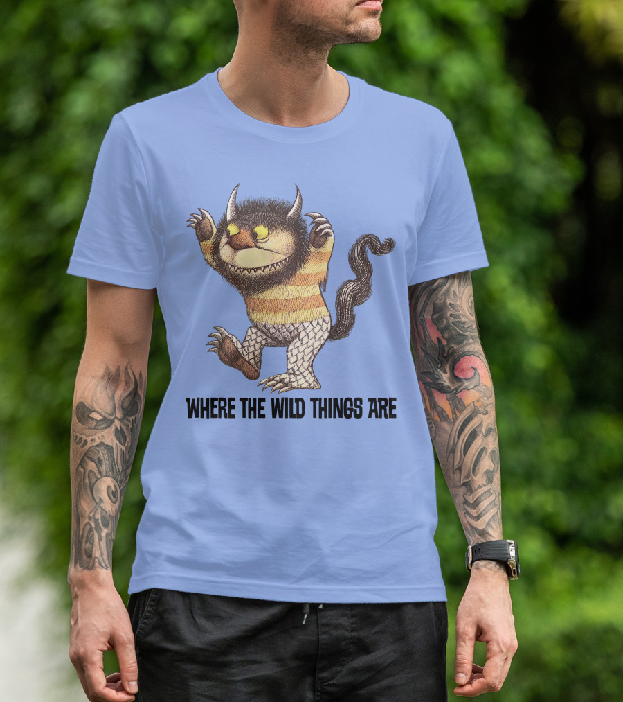Where The Wild Things Are Horned Monster Character T-Shirt